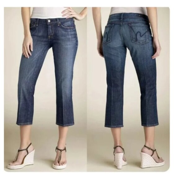 Citizens of Humanity Kelly #063 low waist cropped jeans - Picture 1 of 10